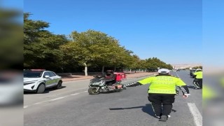 Kayseride 356 motosiklet sorgulandı: 7 araç trafikten men edildi