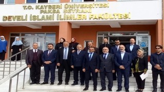 KAYÜ Develi Seyrani Kampüsü İslami İlimler Fakültesine hayırseverden kütüphane bağışı