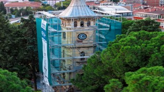 Kent tarihine ışık tutan 125 yıllık saat kulesinde titiz çalışma