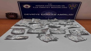 Keşanda uyuşturucu ile yakalanan 2 şüpheli gözaltına alındı