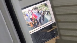 Kına eğlencesinde gelinin üzerine avize düştü: O anlar kameraya yansıdı