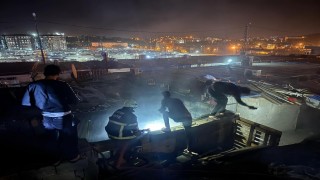 Kırıkhanda konteyner yangını