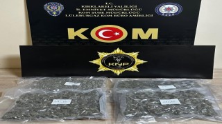 Kırklarelinde 1 kilo 170 gram skunk ele geçirildi