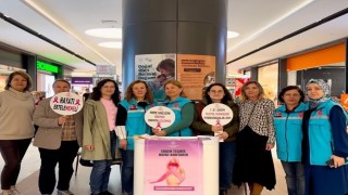 Kırklarelinde meme kanserine karşı bilgilendirme