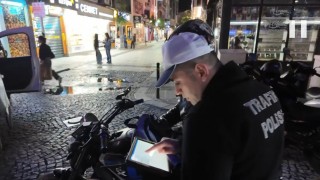 Kırklarelinde Şok denetim: Kuralları ihlal eden sürücülere ceza