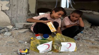 Kızılay Gazzede gıda yardımlarını sürdürüyor