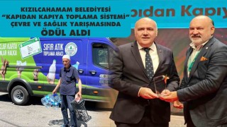 Kızılcahamamda uygulanan kapıdan kapıya toplama sistemine ödül
