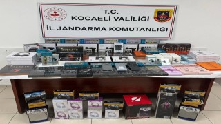 Kocaelide 2 milyon 450 bin TLlik kaçak ürün ele geçirildi