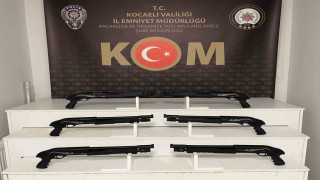 Kocaelide kaçak silah operasyonunda 6 pompalı tüfek ele geçirildi