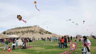 Kocasinanda uçurtmalar gökyüzünü renklendirdi