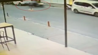 Kontrolden çıkan motosiklet duvara çarptı: 1 yaralı