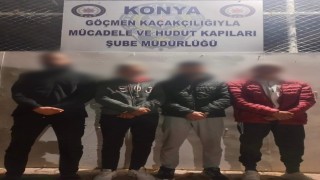 Konyada göçmen kaçakçılarına operasyon: 5 tutuklama
