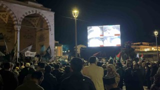 Konyada İsrailin Küresel Sumud Filosuna saldırısı protesto edildi