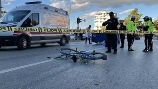 Konyada tanker bisikletliye çarptı: 1 ölü