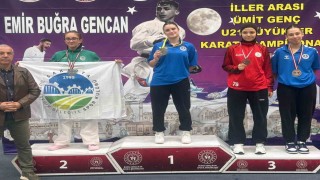 Körfezli karateciler Bursadan madalyayla döndü