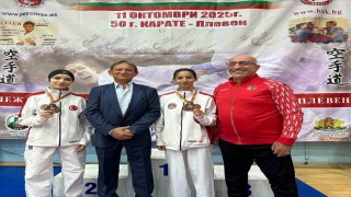 Körfezli karateciler Plevne Kupasında zirveye çıktı