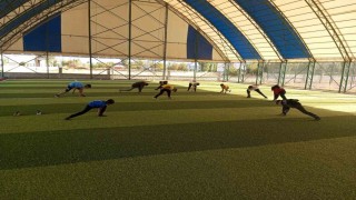 Korkutta atletizm antrenmanları sürüyor