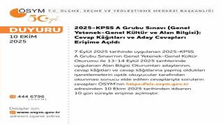 KPSS cevap kağıtları ve aday cevapları erişime açıldı