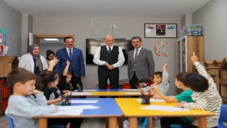 Kuran kursunun minik öğrencileri ile bir araya geldi