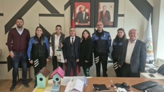 Kuş evleri Kütahya Orman Bölge Müdürlüğüne teslim edildi