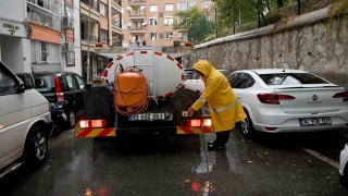 Kuşadası Belediyesinde sağanak seferberliği