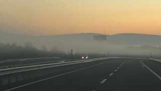 Kütahyada sisli hava etkili oldu