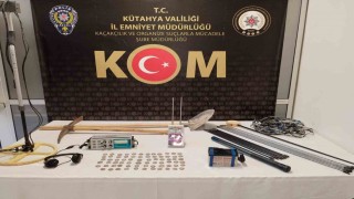 Kütahyada tarihi eser operasyonu