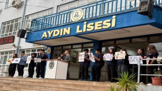 Liseli gençler Gazzedeki zulme dikkat çekti