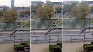 Louvre Müzesi soyguncularının kaçma anı ortaya çıktı