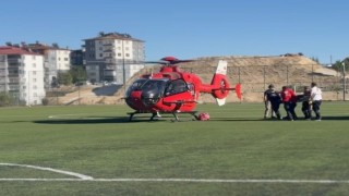 Malatyada 77 yaşındaki hastaya hava ambulansıyla zamanında müdahale