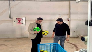 Malatyada futbol topu üretimine başlandı