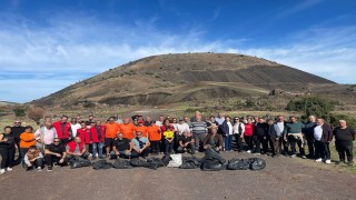 Manisa Kamp Karavan Derneği üyeleri Kula Jeoparkını gezdi