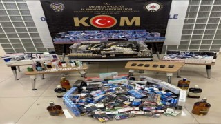 Manisada 4 bin 600 paket kaçak sigara yakalandı
