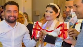 Manisada gelin ve damada sürpriz düğün hediyesi