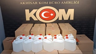 Manisada kaçak alkol operasyonu