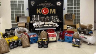 Manisada kaçak tütün operasyonu: 9 gözaltı