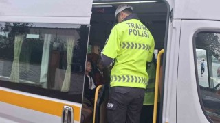 Manisada okul servislerine yönelik denetim