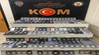 Mardinde 15 milyon liralık kaçak cep telefonu ele geçirildi