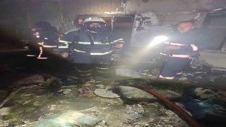 Mardinde bina yangını: 2 kişi dumandan etkilendi