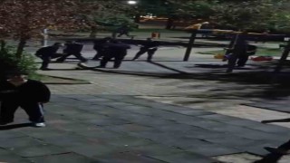 Mardinde bir grup genç, çocuk parkındaki oyuncaklara zarar verdi