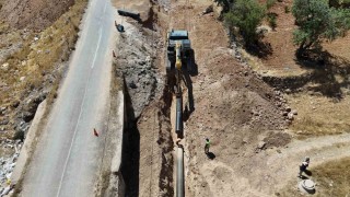 Mardinde Koyunlu ana isale hattında ilk su verildi