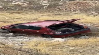 Mardinde otomobil şarampole devrildi: 1 yaralı