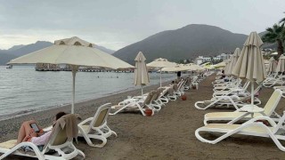 Marmariste yağmur ve deniz keyfi bir arada