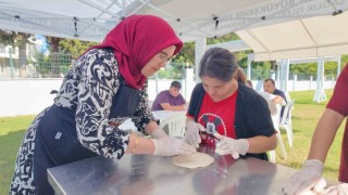 Mersinde Engelsiz Yaşam Parkında lezzet dolu etkinlik