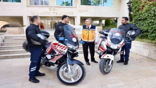 Mersinde motorize ambulanslar hizmete girdi