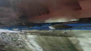 Metruk binada çıkan yangın söndürüldü