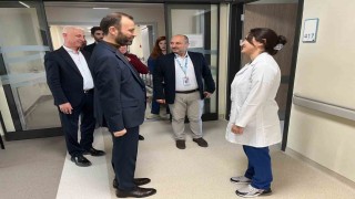 Milletvekili Bayırcı tedavi sürecinin ardından ilk ziyaretini Kütahya Şehir Hastanesine yaptı