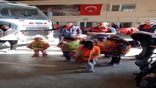 Minik Ellerden İtfaiye Haftasıda anlamlı ziyaret