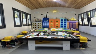 Minik mimarlara güvenli yapılar anlatıldı