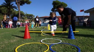 Minik öğrenciler Aydın Büyükşehir Belediyesi ile sporla tanışıyor
